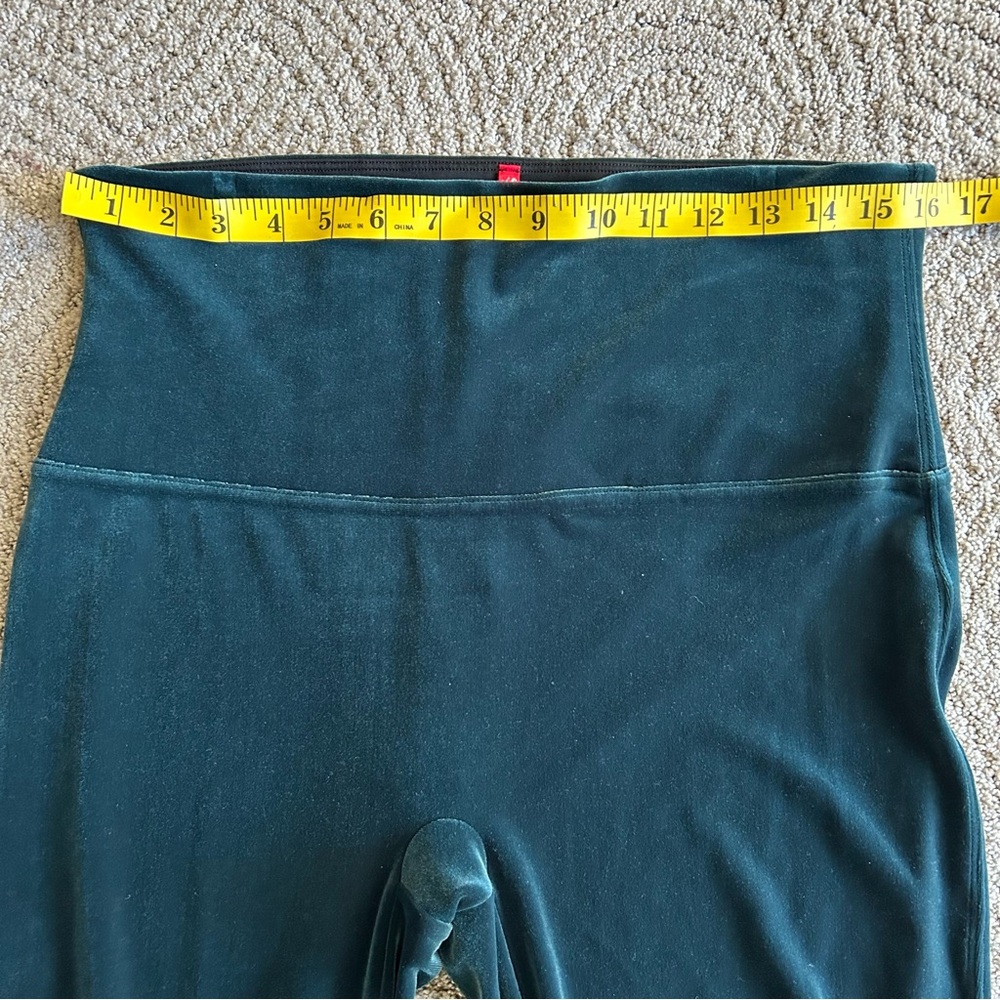 NWOT Spanx Velvet Tummy Control Malachite Green Leggings Pants size 2X. - Picture 7 of 11